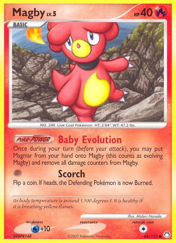 Image for Magby (88/123) [Mysterious Treasures] - Pokemon