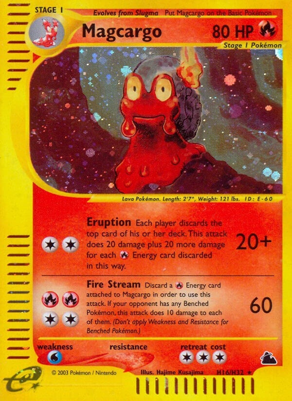 Image for Magcargo (H16) (H16/H32) [Skyridge] - Pokemon