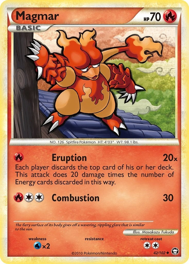 Image for Magmar (42/102) [Triumphant] - Pokemon