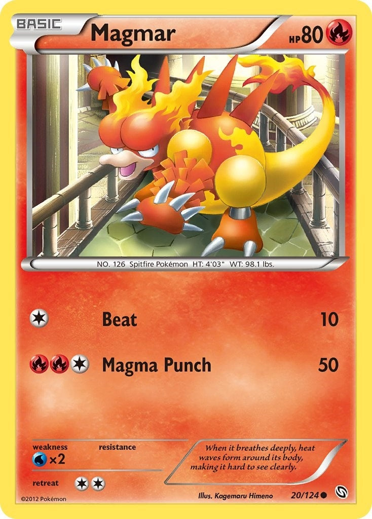 Image for Magmar (20/124) [Dragons Exalted] - Pokemon