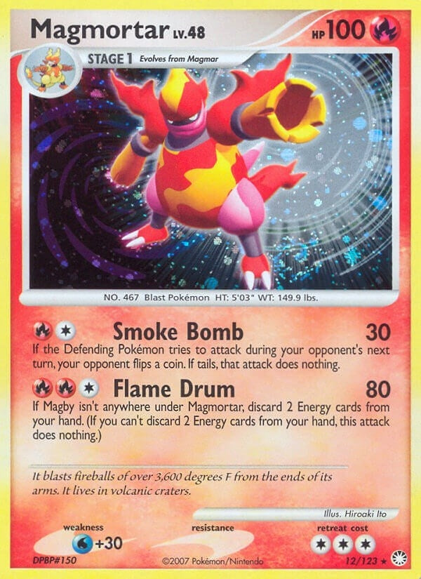 Image for Magmortar (12/123) [Mysterious Treasures] - Pokemon