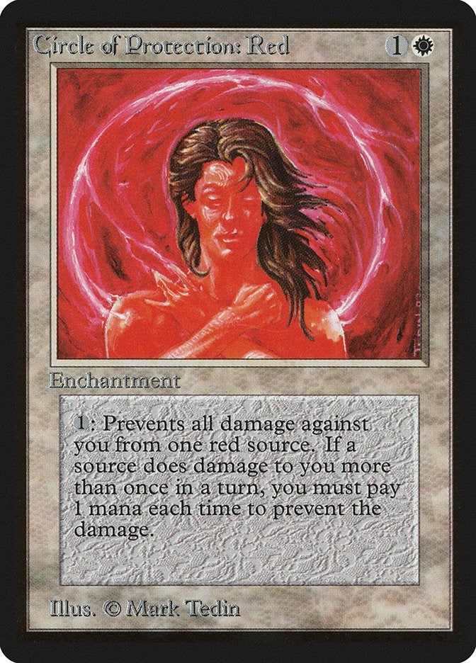 Image for Circle of Protection: Red [Beta Edition] - Magic: The Gathering