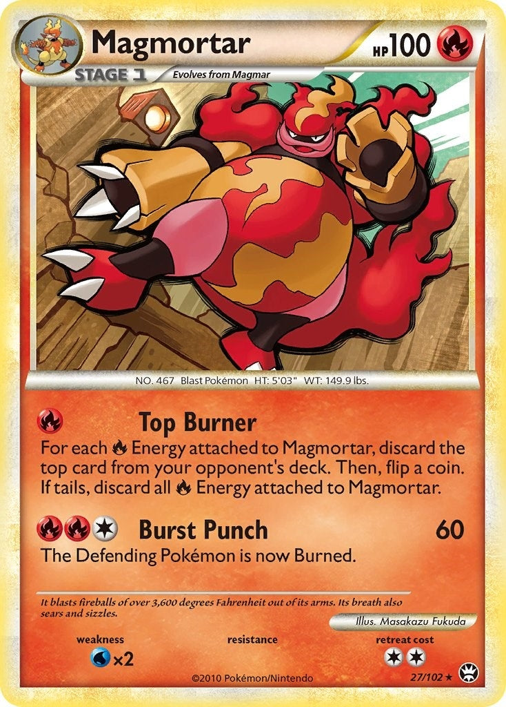 Image for Magmortar (27/102) [Triumphant] - Pokemon