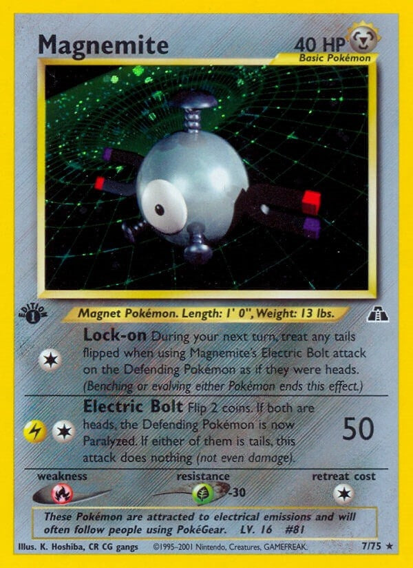 Image for Magnemite (7) (07/75) [Neo Discovery] - Pokemon