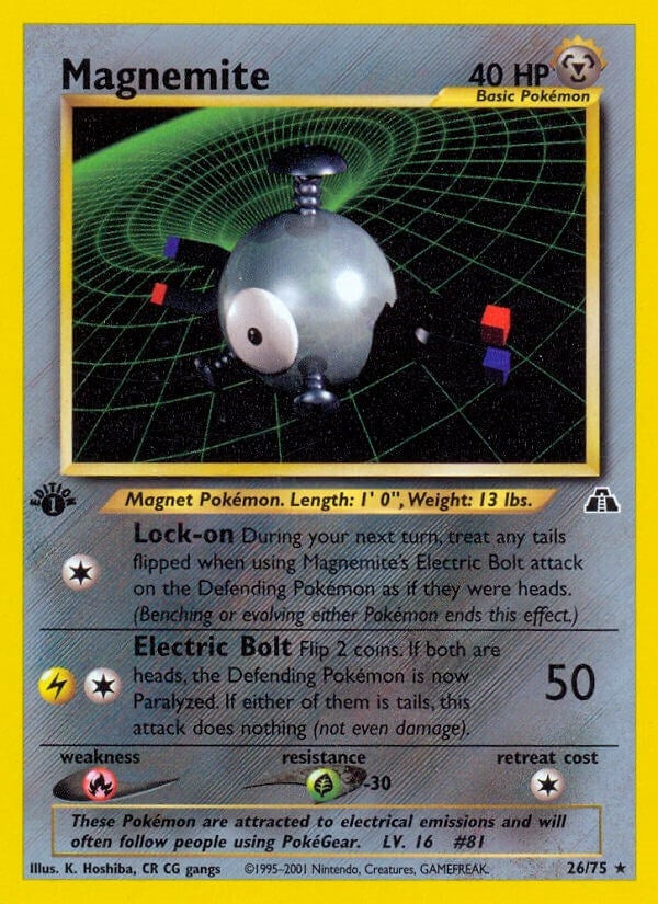 Image for Magnemite (26) (26) [Neo Discovery] - Pokemon