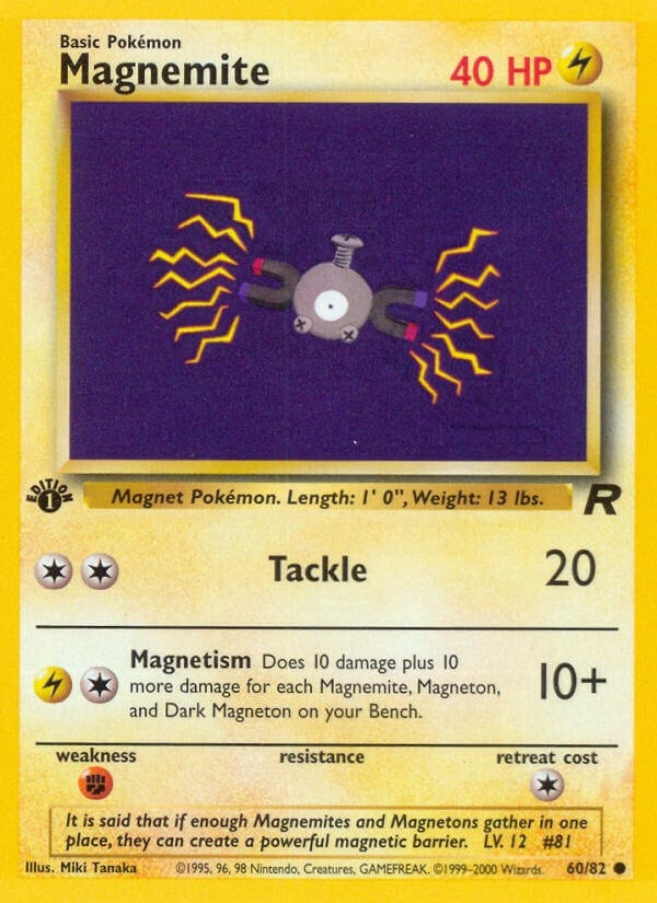 Image for Magnemite (60/82) [Team Rocket] - Pokemon