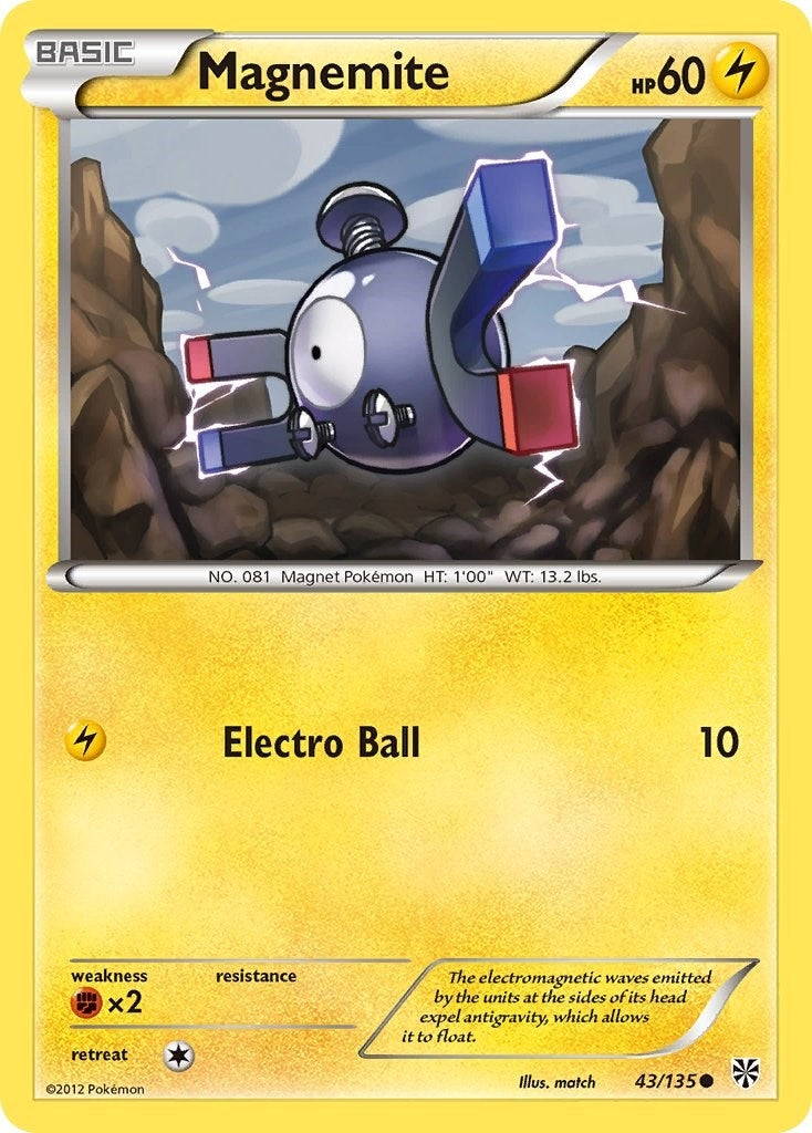 Image for Magnemite (43) (43/135) [Plasma Storm] - Pokemon