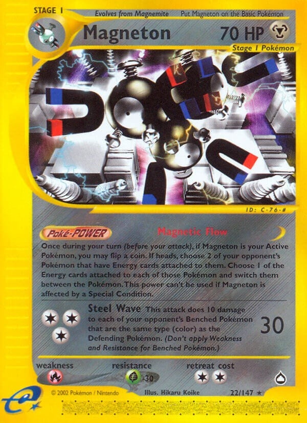 Image for Magneton (022/147) [Aquapolis] - Pokemon