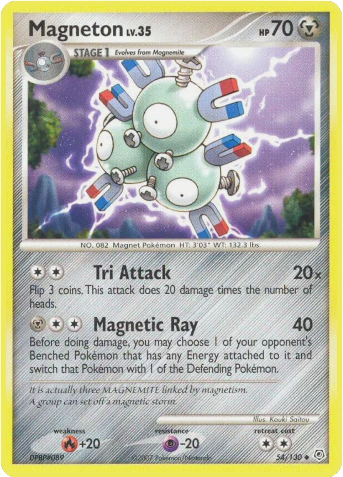 Image for Magneton (54/130) [Diamond and Pearl] - Pokemon
