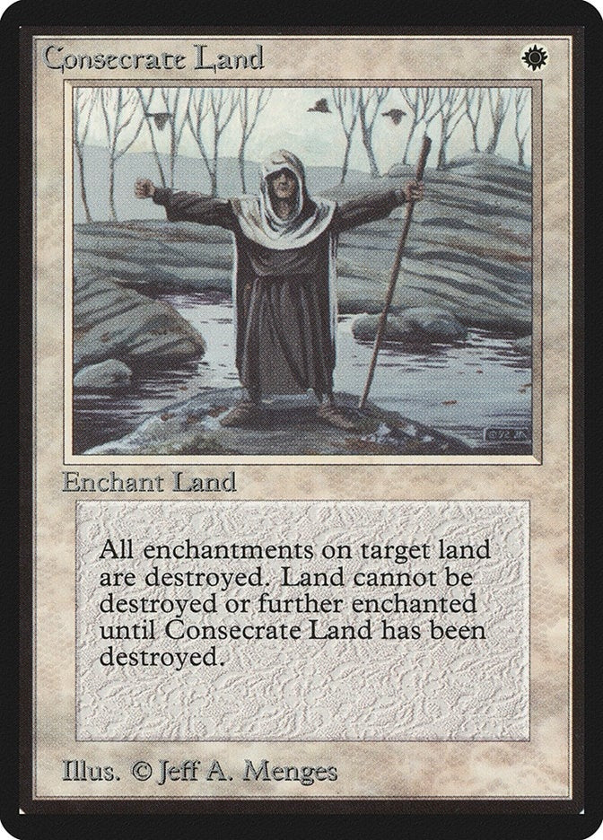 Image for Consecrate Land [Beta Edition] - Magic: The Gathering