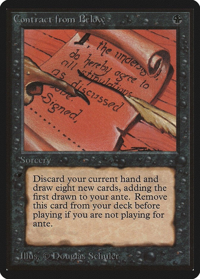 Image for Contract from Below [Beta Edition] - Magic: The Gathering