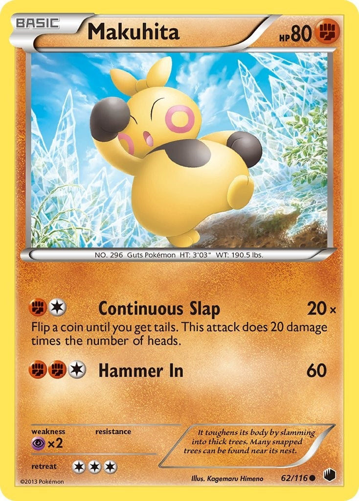 Image for Makuhita (62/116) [Plasma Freeze] - Pokemon