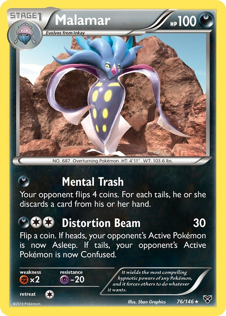 Image for Malamar (76) (76/146) [XY Base Set] - Pokemon