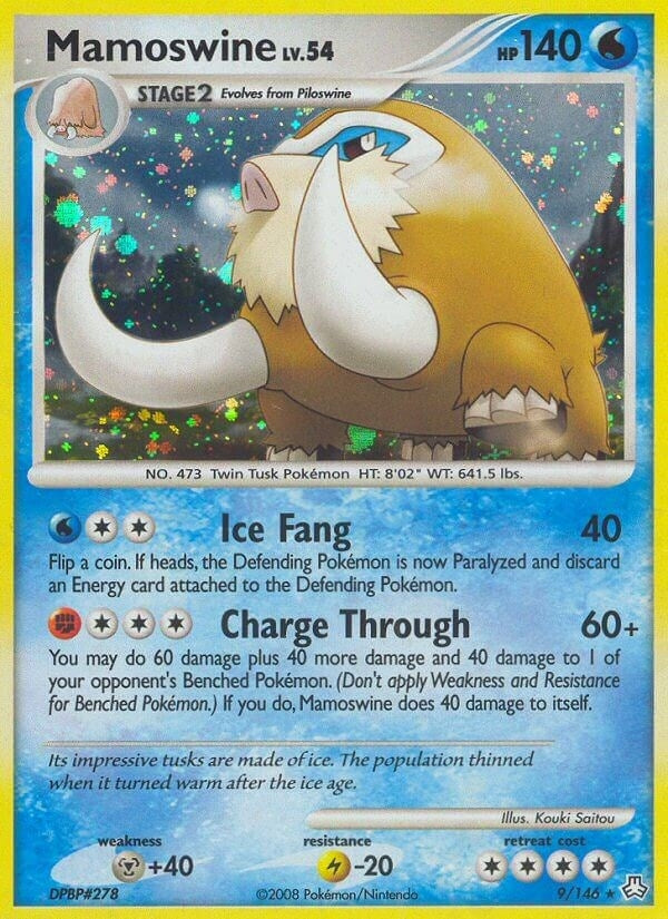 Image for Mamoswine (9/146) [Legends Awakened] - Pokemon