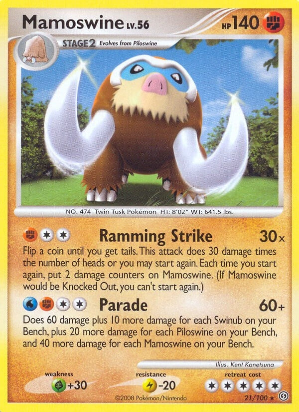 Image for Mamoswine (21/100) [Stormfront] - Pokemon