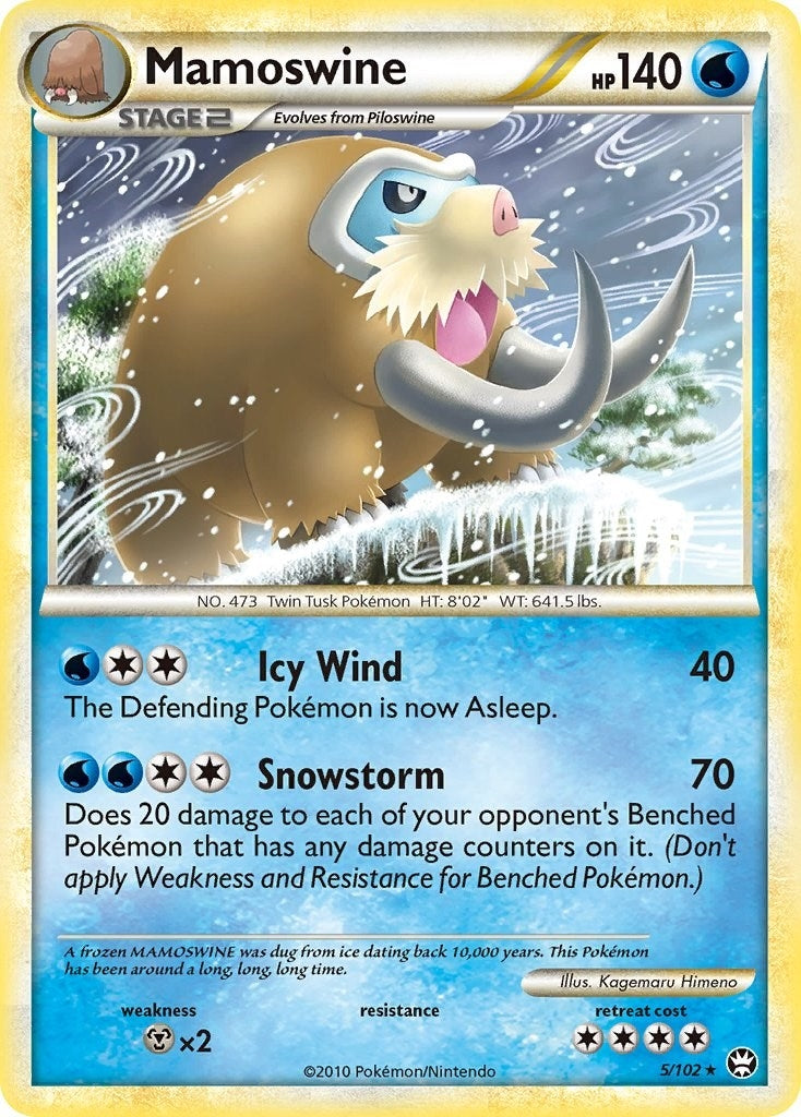 Image for Mamoswine (5/102) [Triumphant] - Pokemon