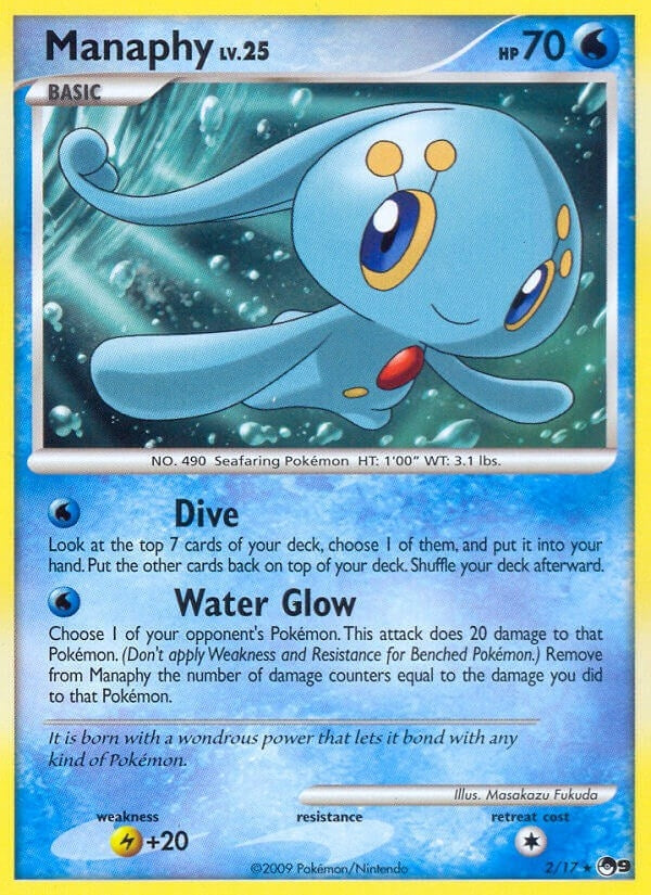 Image for Manaphy (002/017) [POP Series 9] - Pokemon