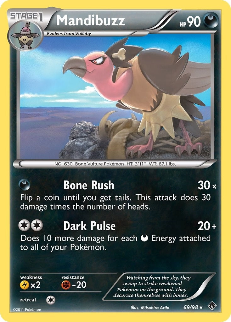 Image for Mandibuzz (69/98) [Emerging Powers] - Pokemon