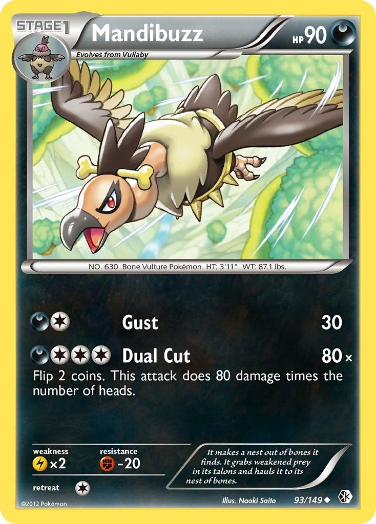 Image for Mandibuzz (93/149) [Boundaries Crossed] - Pokemon