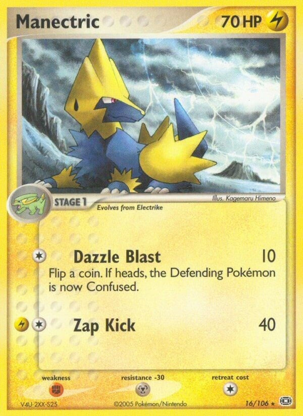 Image for Manectric (16/106) [Emerald] - Pokemon