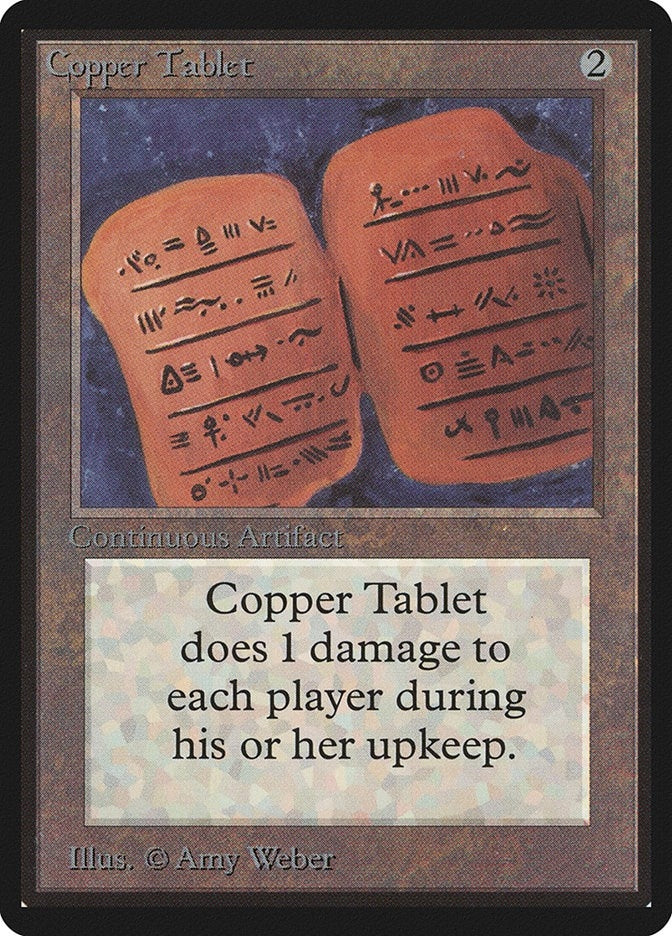 Image for Copper Tablet [Beta Edition] - Magic: The Gathering