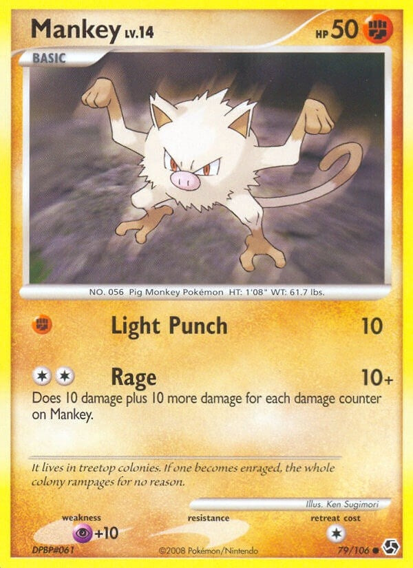 Image for Mankey (79/106) [Great Encounters] - Pokemon