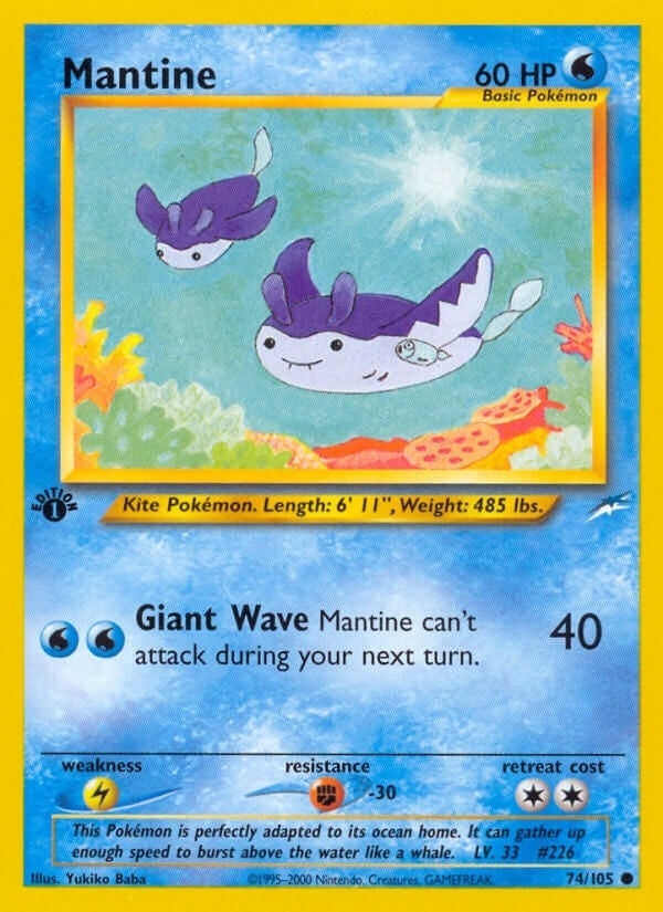 Image for Mantine (074/105) [Neo Destiny] - Pokemon