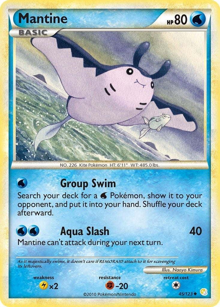 Image for Mantine (45/123) [HeartGold SoulSilver] - Pokemon