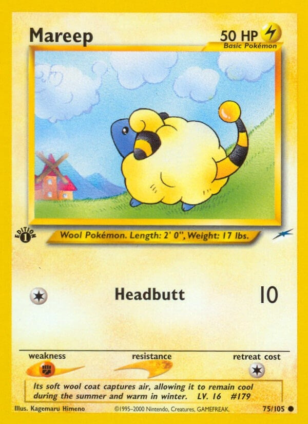 Image for Mareep (075/105) [Neo Destiny] - Pokemon