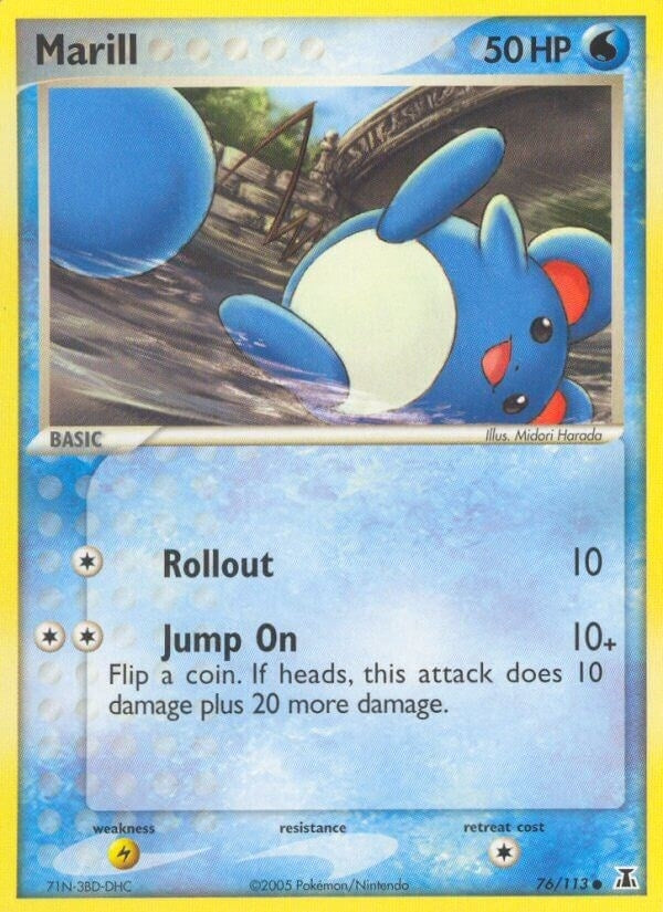 Image for Marill (76/113) [Delta Species] - Pokemon