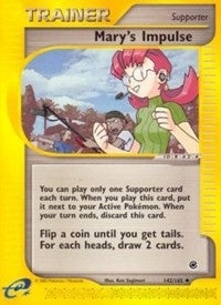 Image for Mary's Impulse (142/165) [Expedition] - Pokemon