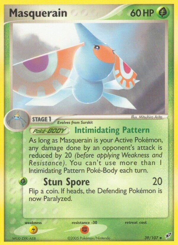 Image for Masquerain (39/107) [Deoxys] - Pokemon