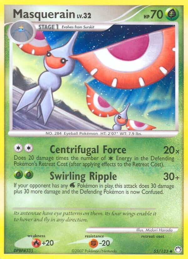 Image for Masquerain (55/123) [Mysterious Treasures] - Pokemon
