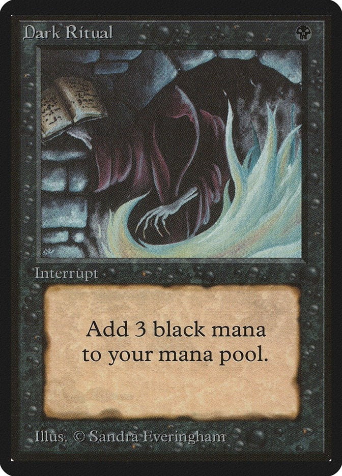 Image for Dark Ritual [Beta Edition] - Magic: The Gathering