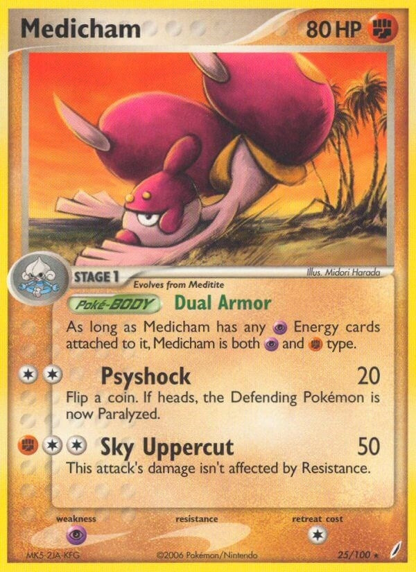 Image for Medicham (25/100) [Crystal Guardians] - Pokemon