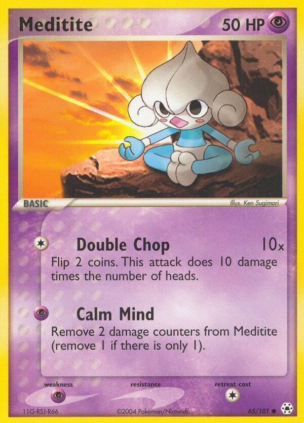 Image for Meditite (65/101) [Hidden Legends] - Pokemon
