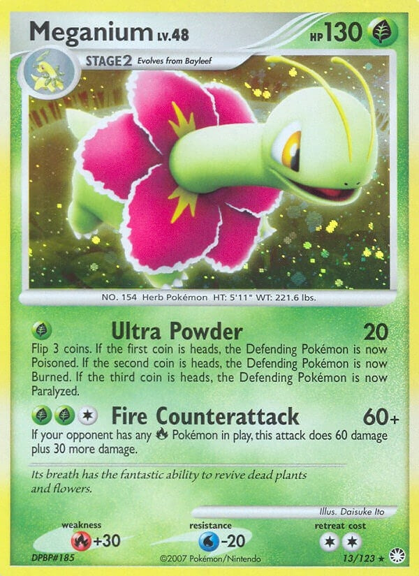 Image for Meganium (13/123) [Mysterious Treasures] - Pokemon