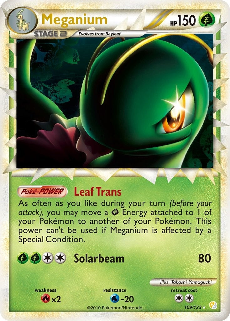 Image for Meganium (Prime) (109/123) [HeartGold SoulSilver] - Pokemon