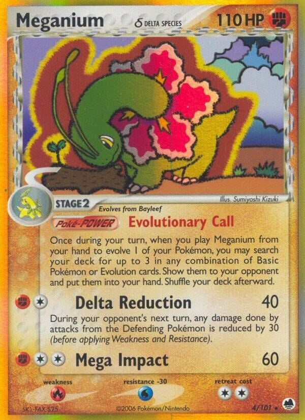 Image for Meganium (Delta Species) (4/101) [Dragon Frontiers] - Pokemon