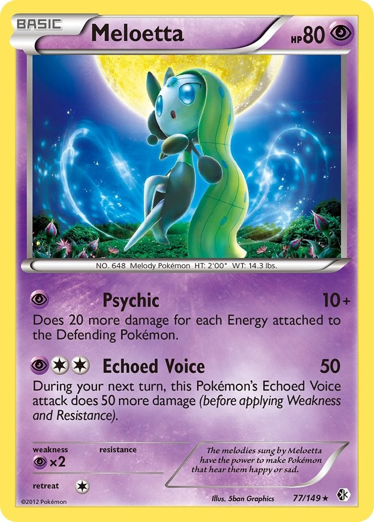 Image for Meloetta (77/149) [Boundaries Crossed] - Pokemon