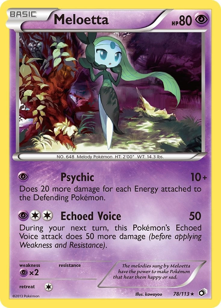 Image for Meloetta (78) (78/113) [Legendary Treasures] - Pokemon