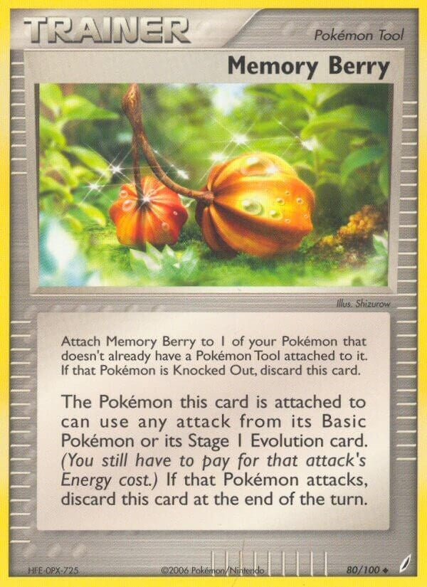 Image for Memory Berry (80/100) [Crystal Guardians] - Pokemon