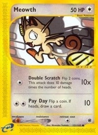 Image for Meowth (121/165) [Expedition] - Pokemon