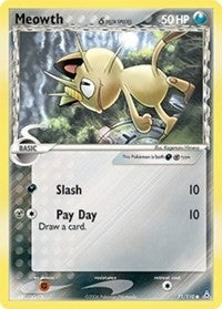 Image for Meowth (Delta Species) (71/110) [Holon Phantoms] - Pokemon