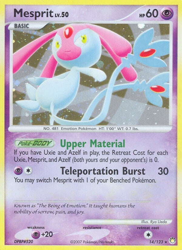 Image for Mesprit (14/123) [Mysterious Treasures] - Pokemon