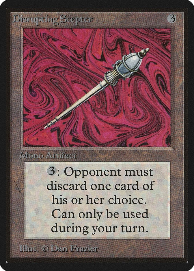 Image for Disrupting Scepter [Beta Edition] - Magic: The Gathering