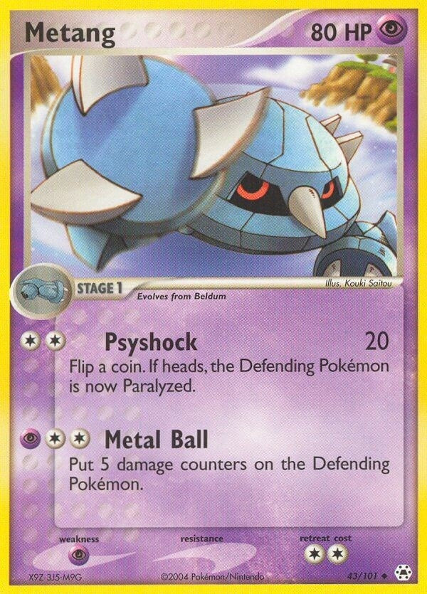 Image for Metang (43/101) [Hidden Legends] - Pokemon