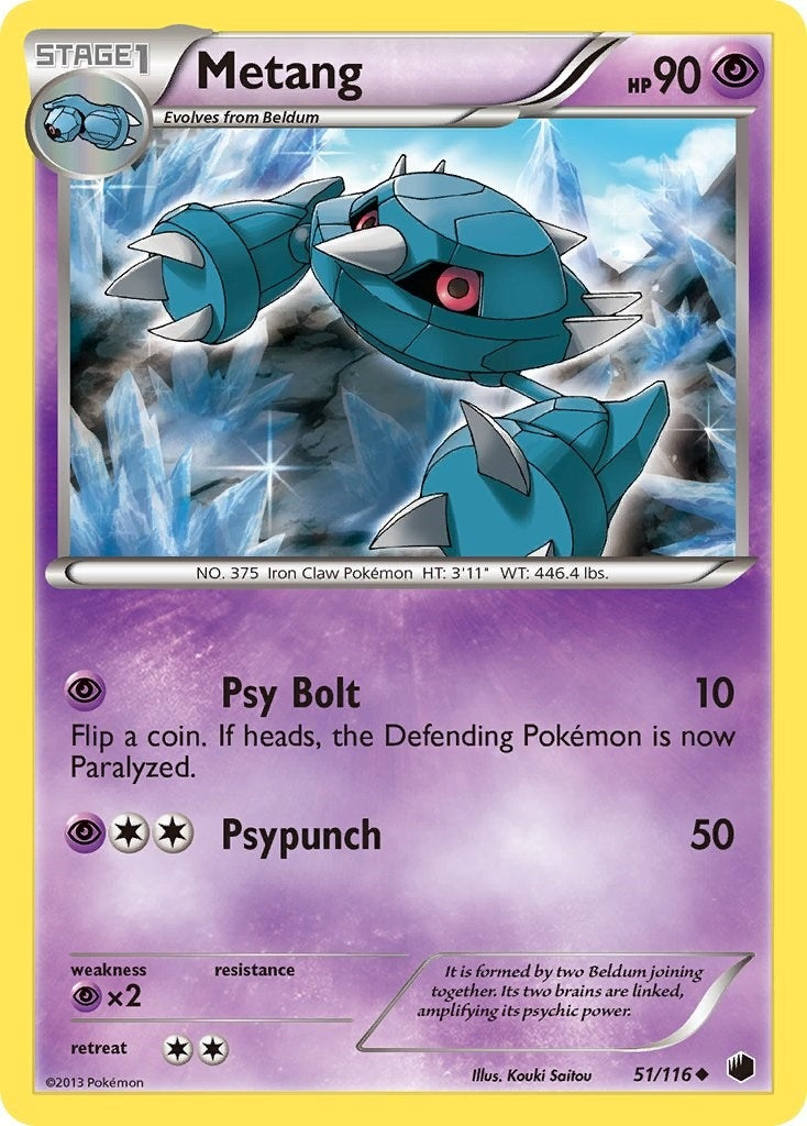 Image for Metang (51/116) [Plasma Freeze] - Pokemon