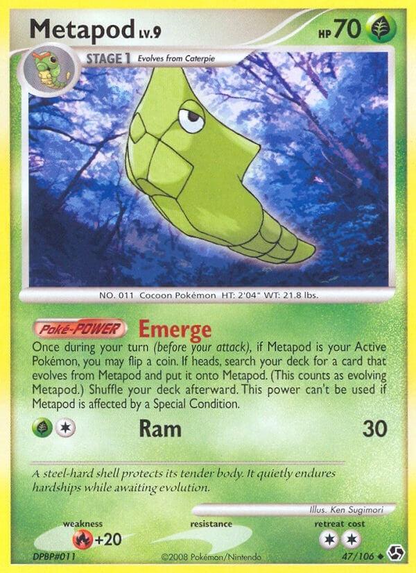 Image for Metapod (47/106) [Great Encounters] - Pokemon