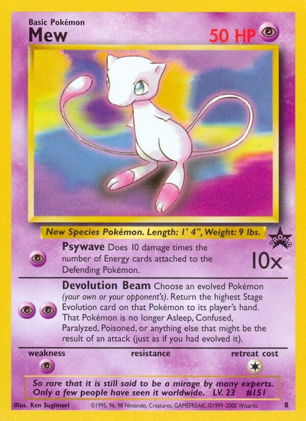 Image for Mew (8) (8) [WoTC Promo] - Pokemon